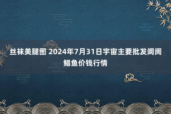 丝袜美腿图 2024年7月31日宇宙主要批发阛阓鲳鱼价钱行情