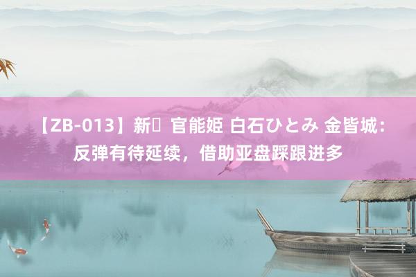 【ZB-013】新・官能姫 白石ひとみ 金皆城：反弹有待延续，借助亚盘踩跟进多