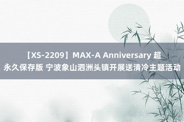 【XS-2209】MAX-A Anniversary 超永久保存版 宁波象山泗洲头镇开展送清冷主题活动