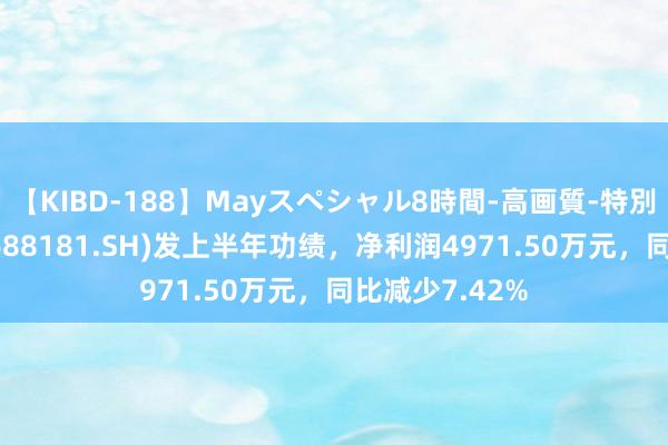 【KIBD-188】Mayスペシャル8時間-高画質-特別編 八亿时空(688181.SH)发上半年功绩，净利润4971.50万元，同比减少7.42%