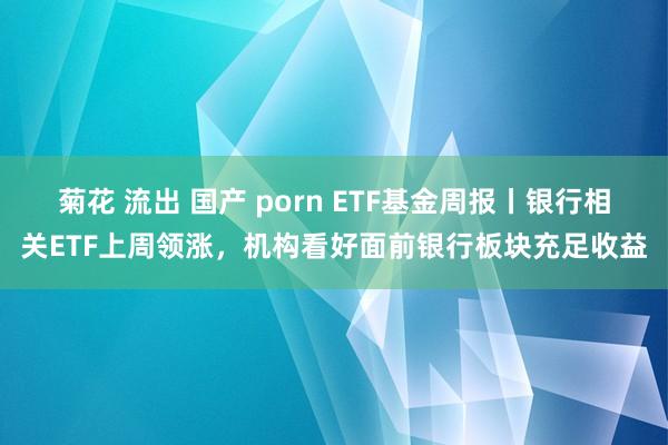 菊花 流出 国产 porn ETF基金周报丨银行相关ETF上周领涨，机构看好面前银行板块充足收益