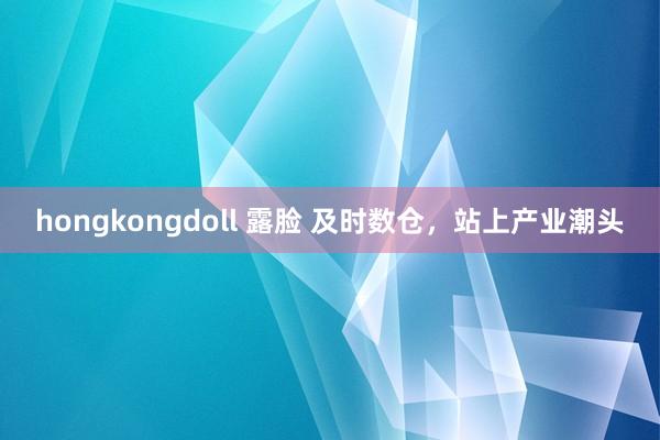 hongkongdoll 露脸 及时数仓，站上产业潮头