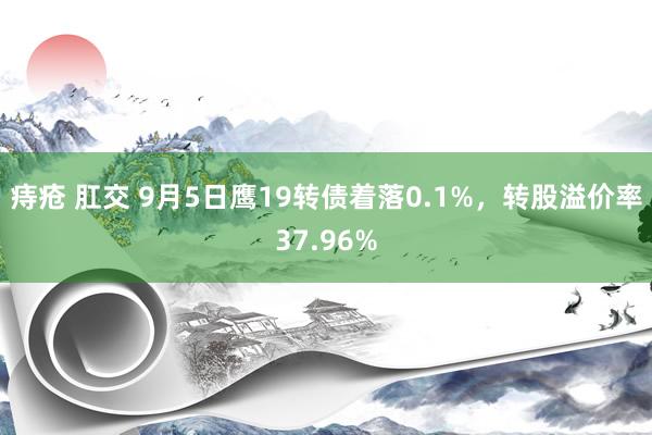 痔疮 肛交 9月5日鹰19转债着落0.1%，转股溢价率37.96%