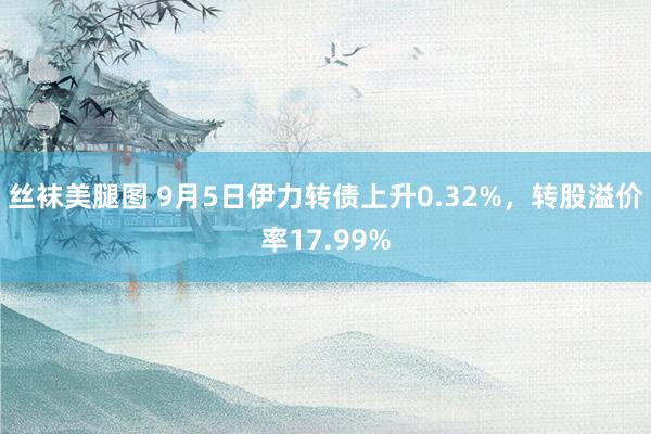 丝袜美腿图 9月5日伊力转债上升0.32%，转股溢价率17.99%